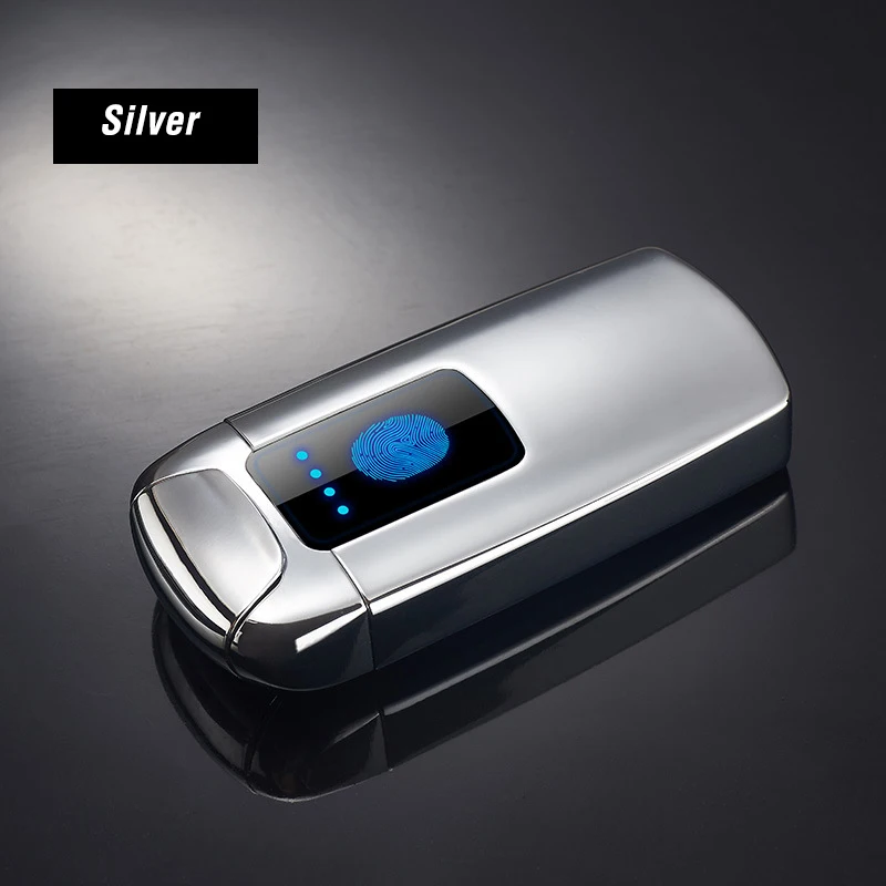 Новая двойная дуговая USB Электронная зажигалка для сигарет Сенсорное чувство
