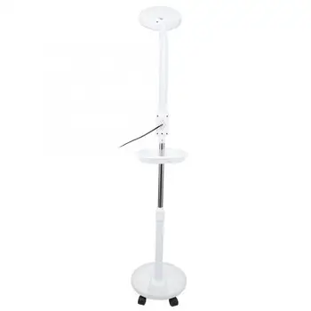 

110V/220V 8X LED Facial Magnifying Floor Lamp Magnifier Tattoo Lamp with Tray US/EU Plug cosmetic lamp