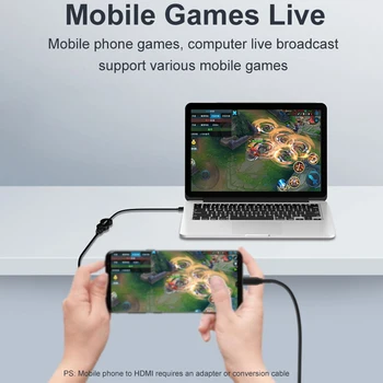 

USB2.0 To HDMI Video Card Universal Plug And Play Home Office 4K 1080P 60fps No Driver For TV PC Live Streaming Meeting