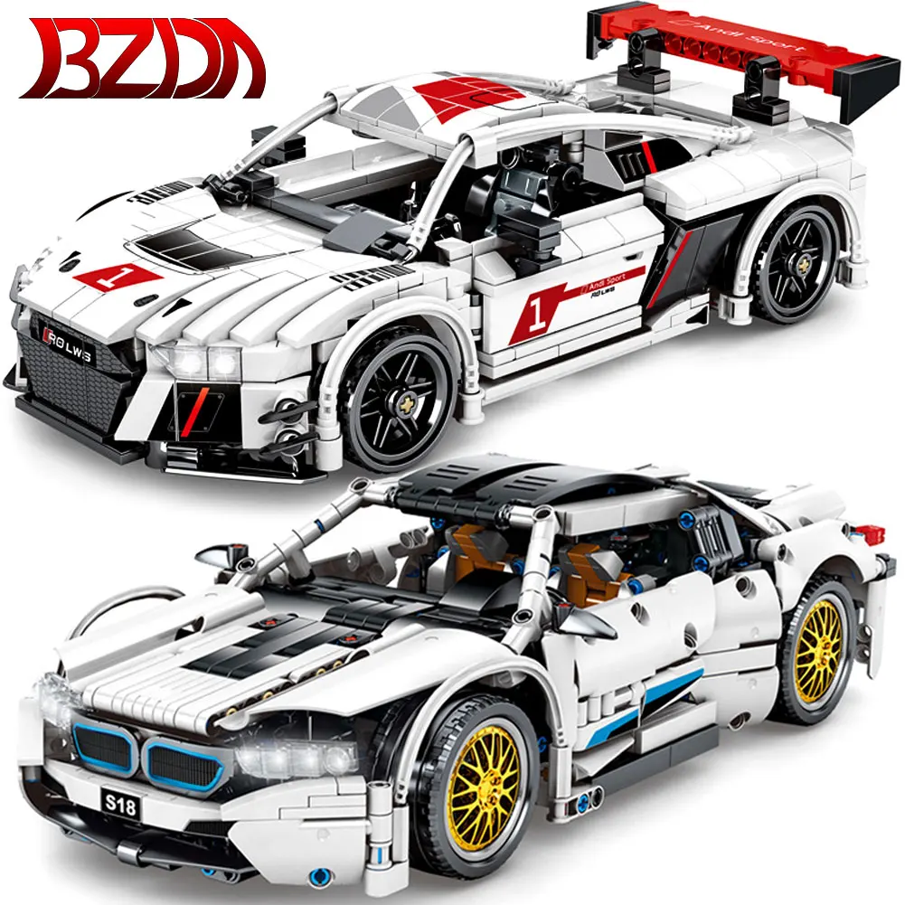 Детский конструктор BZDA City Technic спортивный автомобиль скорость чемпион