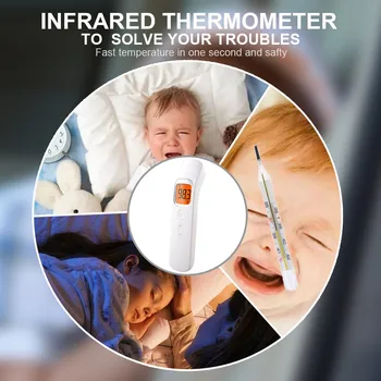 

Infrared Thermometer Forehead Baby Portable Non-contact child Handheld Body/Object Temperature Measure IR Devic