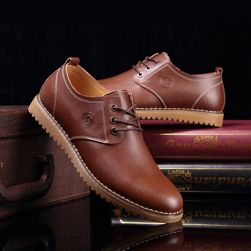 

2019 Spring Business MEN'S Casual Shoes New Style England Large Size Formal Wear Work MEN'S Shoes Trend Youth Shoes