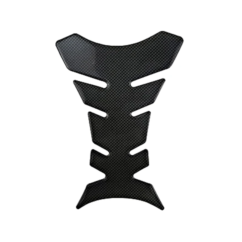 Motorcycle Stickers 3D Carbon Fiber Fishbone Tank Pad Protector For Motorcycle Universal