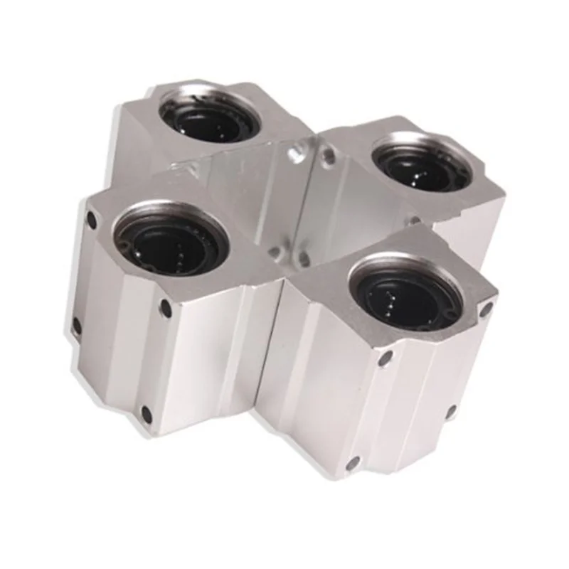 

4 Pcs SC20UU 20mm Aluminum Linear Motion Ball Bearing Slide Bushing for CNC