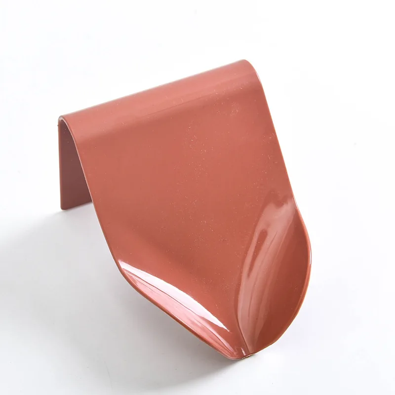 Сушилка для мыла настенный держатель для туалетного мыла настенная полка кухонный органайзер для ванной комнаты - Цвет: Розовый