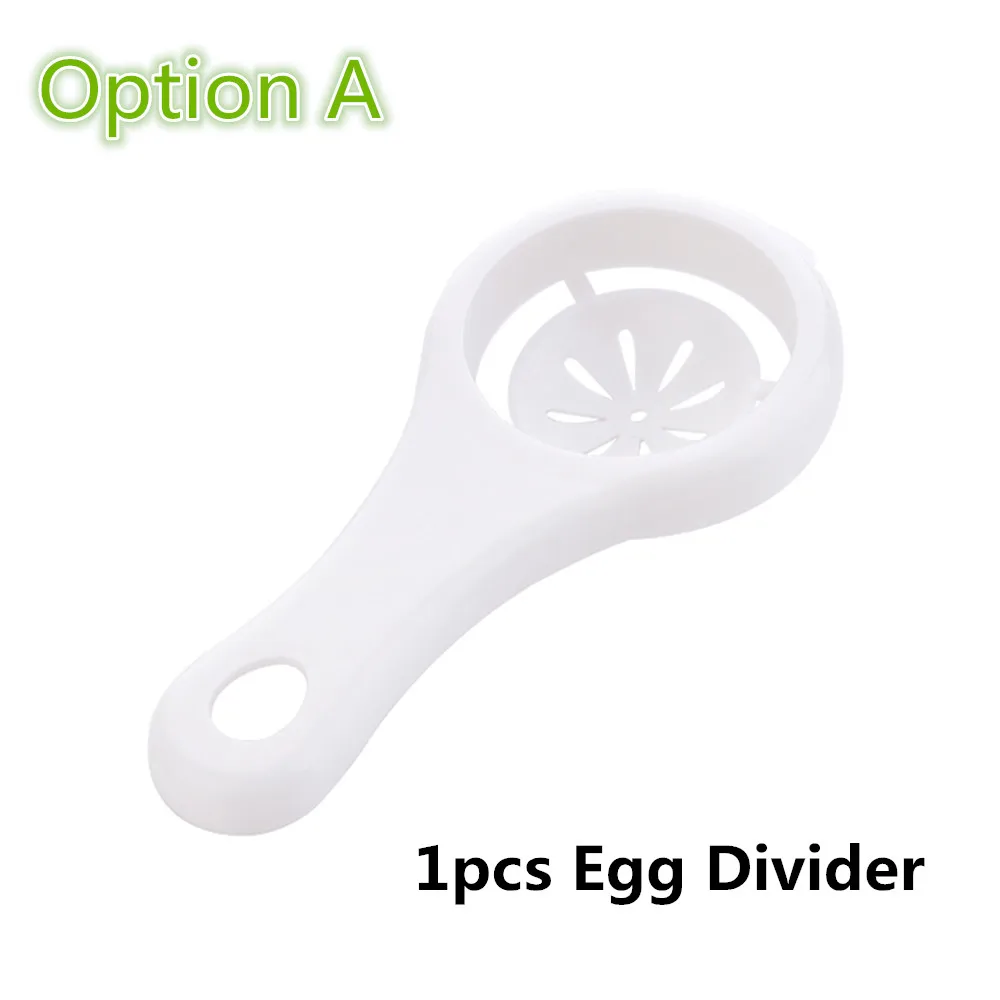 1/2/3/4/5/6PCS Silicone Eggs Cooker Tools Eggs Separator Divider Holder Eggs Tray Poacher Steamer Baking Kitchen Dropship - Цвет: 1pcs