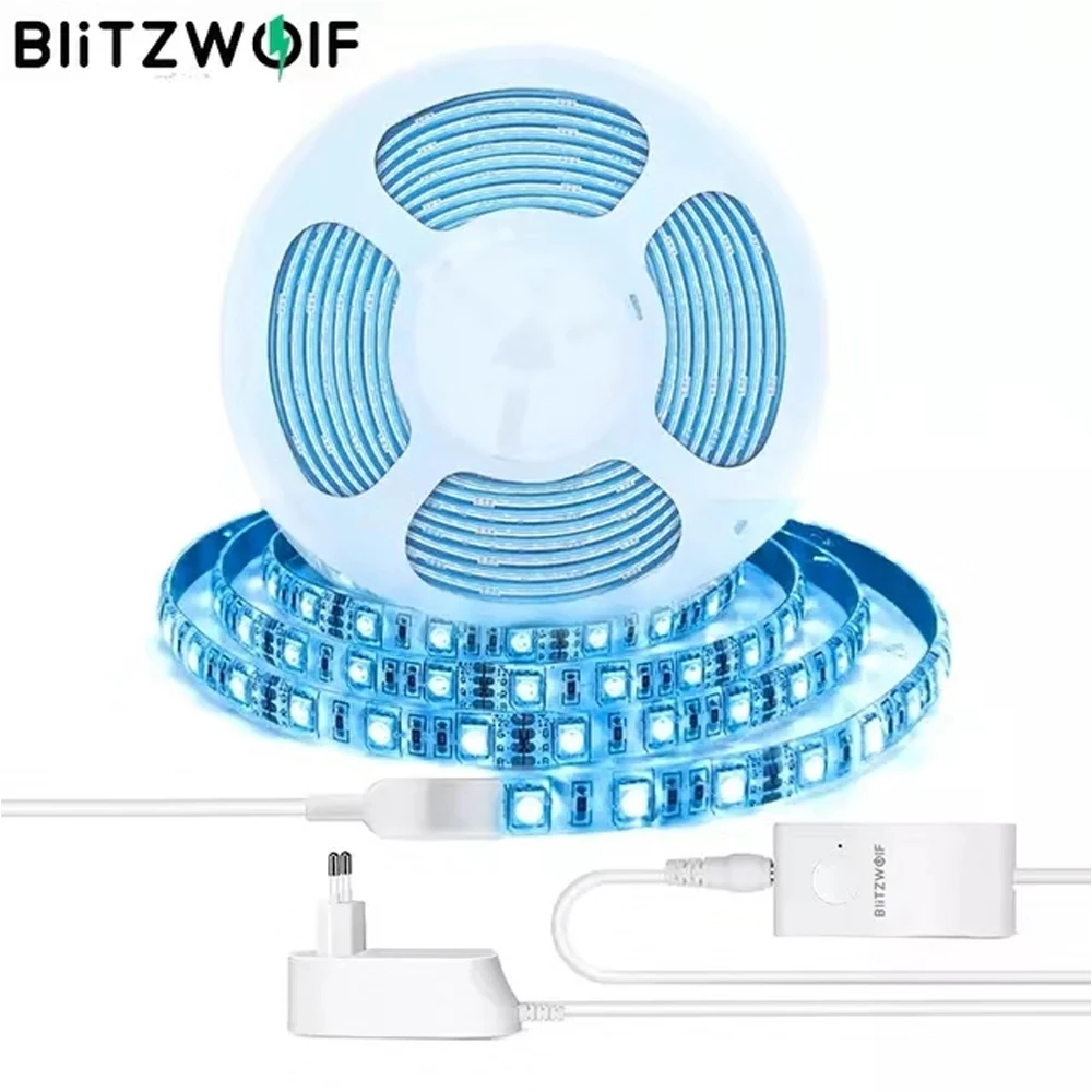 BlitzWolf BW LT11LED Полоса света 2M / 5M DC 12V 2A 2.4G Wi Fi Smart APP Control 4000K RGBW Комплекты светодиодных