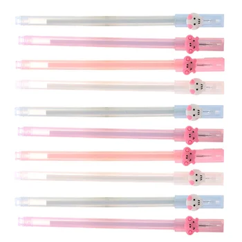 

10 Pcs Cartoon Adorable Practical Creative Sign Pen Gel Pen Roller Pen Rollerball Pen for Girls Children Students Boys