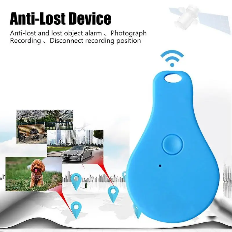  Mini Anti-Verloren Gerät Objekt Alarm Bluetooth 40 Remote GPS Tracker Smart APP Control Tracking Al