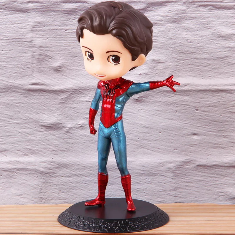 Q Posket Marvel Legends Человек-паук Фигурки Питер Паркер ПВХ Человек-паук фигурка Коллекция Модель игрушки