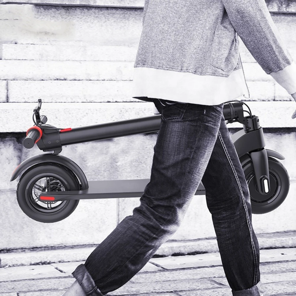 Складной электрический скутер водонепроницаемый E scooterпортативный скейтборд для