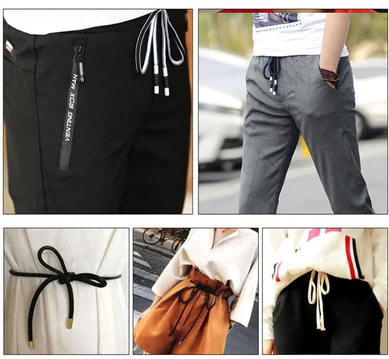 DIY SWEATPANTS with pockets & elastic waistband with drawstring