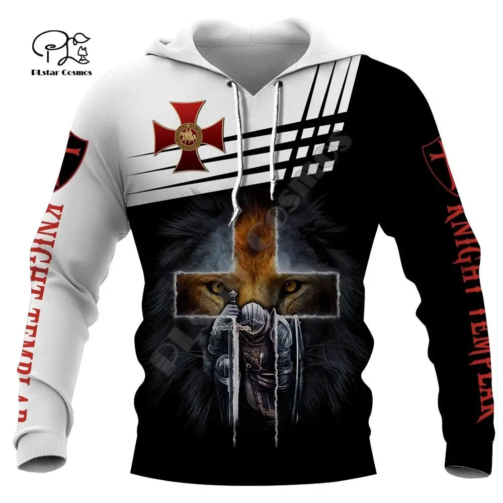 New men Knights Templar Lion Print 3d hoodies funny soldier sweatshirt zipper jacket Unisex streetwear Casual Tracksuit pullover New men Knights Templar Lion Print 3d hoodies funny soldier sweatshirt zipper jacket Unisex streetwear Casual Tracksuit pullover