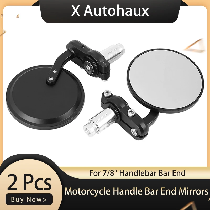 X Autohaux пара мотоциклов зеркало заднего вида Универсальное для 7/8 дюймов Ручка Бар