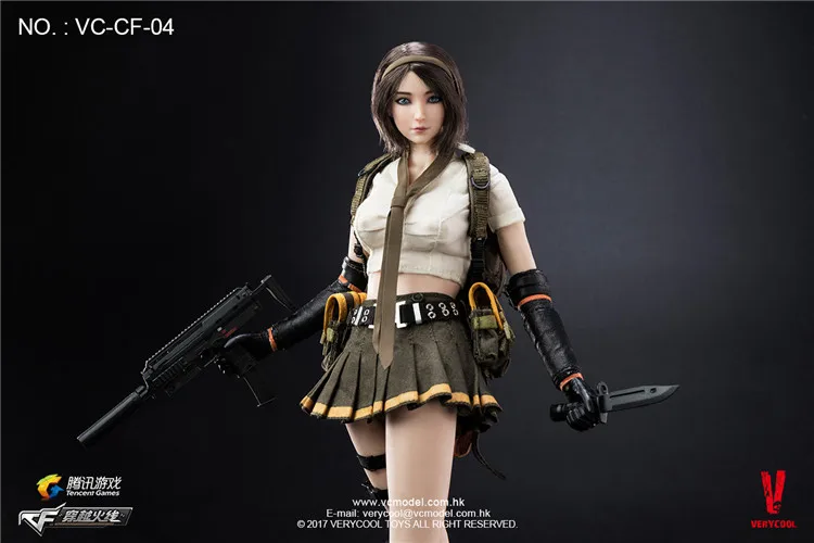

VERYCOOL VC-CF-04 1:6 Scale Cross Fire Double Agent ZERO Action Figure collection Model Toy Whole Set Doll