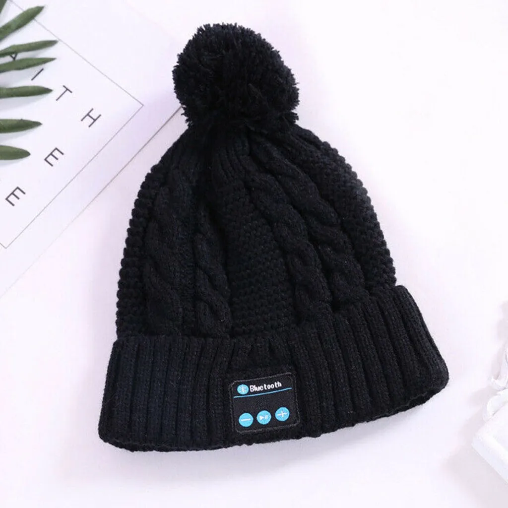 Bluetooth Smart Hat cap Беспроводная гарнитура наушники теплый динамик микрофон для