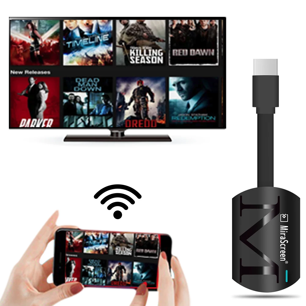 Miracast MiraScreen G4 HD WiFi дисплей 1080P DLNA Airplay ТВ проектор ключ