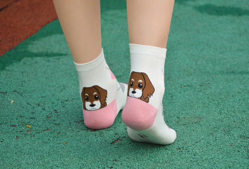 5 пар Женские носки для женщин мультфильм носки женские 3D Животные женские носки для женщин Chaussette Девочки Женские носки Meias Femininas