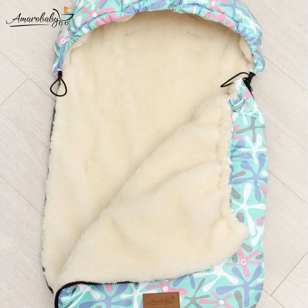 Конверт меховой универсальный AmaroBaby LITTLE FRIEND 80х45