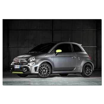 

Canvas Painting 2020 Fiat 595 Abarth Pista Car Posters and Prints Wall Art Decorative Picture Modern Home Decoration