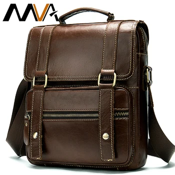 

MVA Genuine Leather Men' Shoulder Bags For Men Leather Bag Small Mens Crossbody Bag Male Flap Messenger Bags Vintage Man bolsos