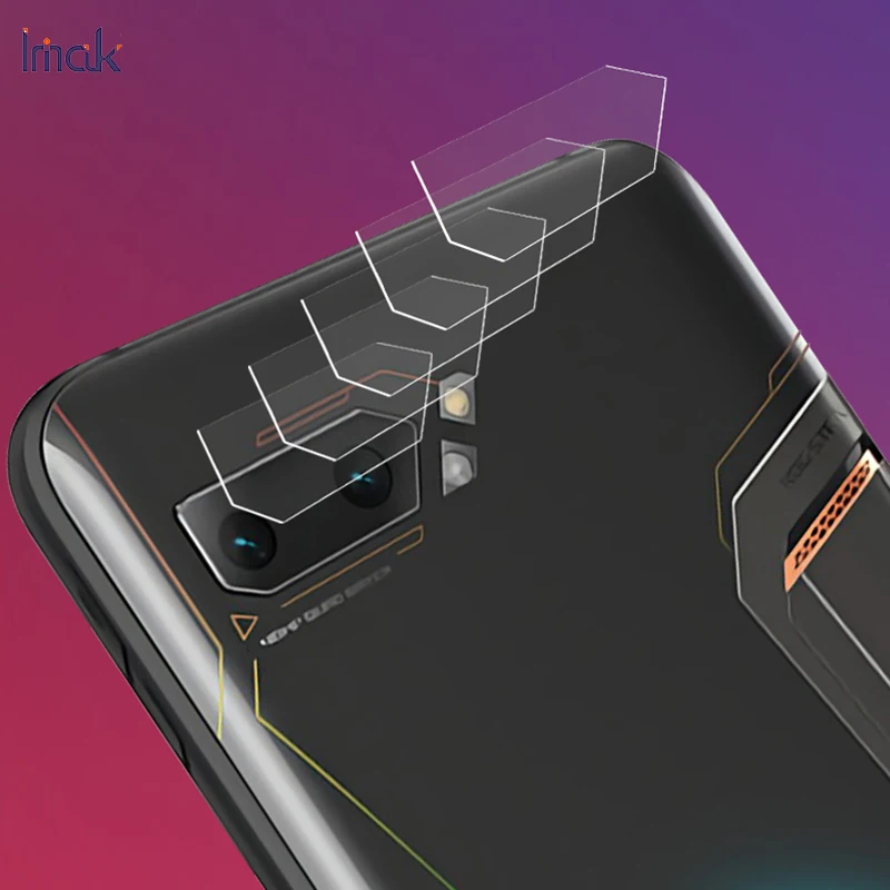 Пленка для объектива камеры Asus ROG Phone 2 ZS660KL покрытие из закаленного стекла тонкая
