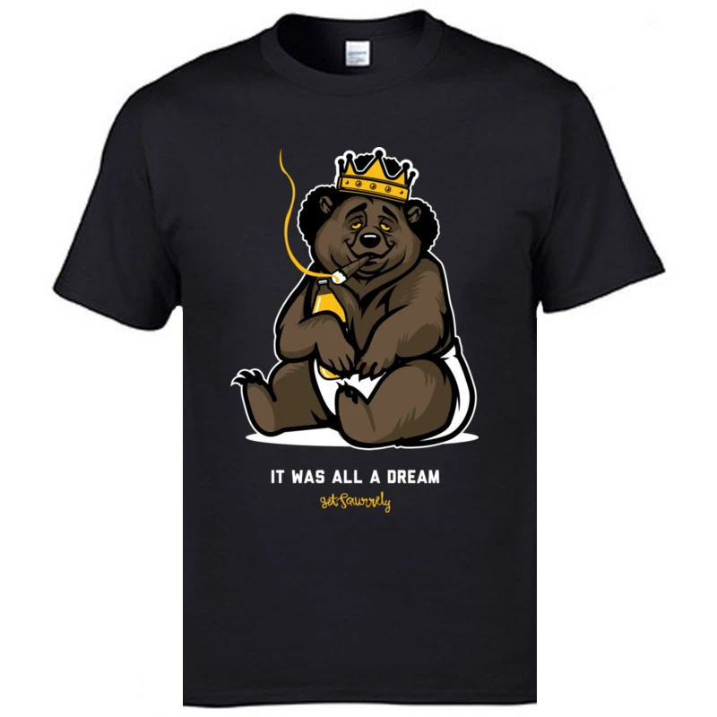 

Gift Tops Tees Dream Royal Bear Camisa Summer/Fall Tops Shirt Round Neck Drop Shipping Mens Fashion T Shirt Custom Gift