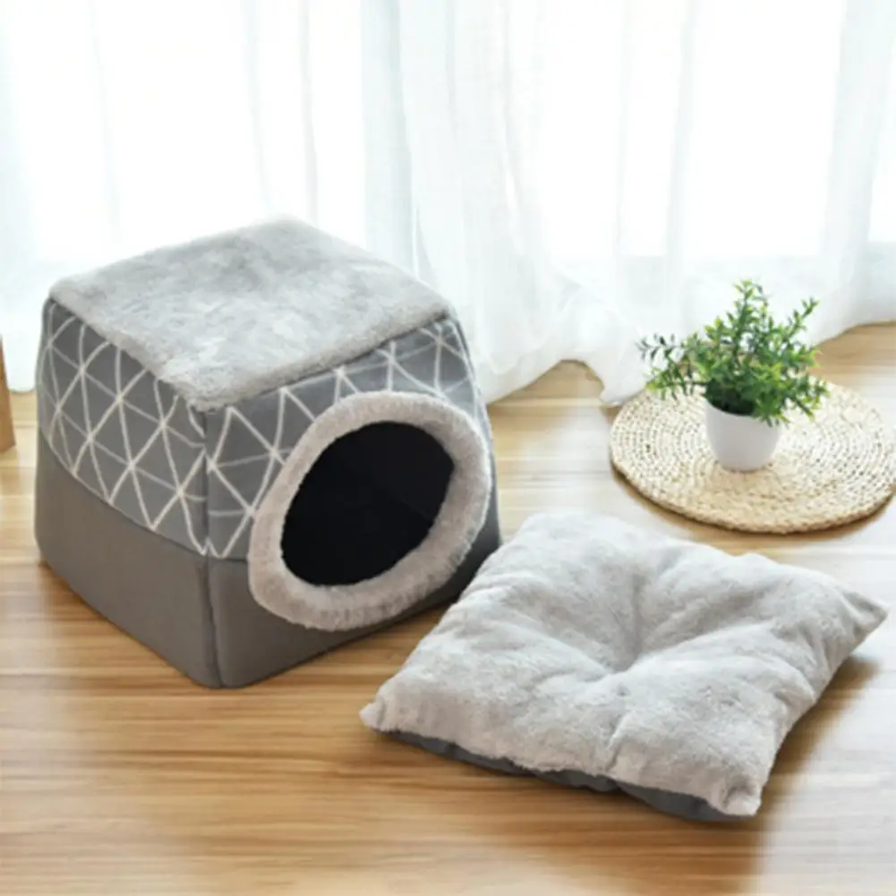 Cat Bed Cat Litter Space Capsule Four Seasons Universal Cat House Closed Room Bamboo Pet Supplies C