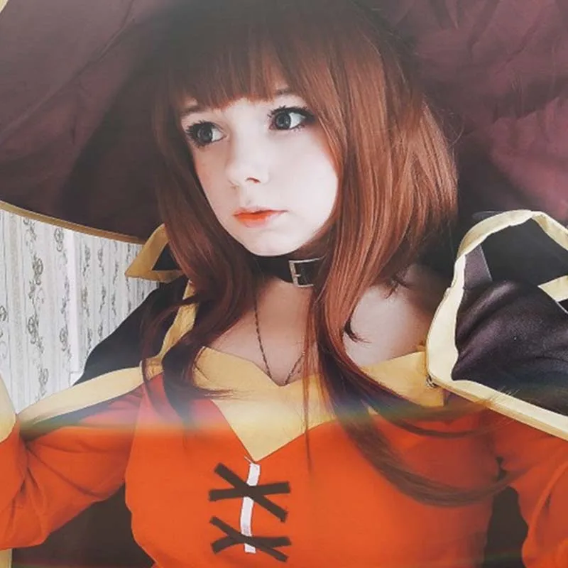 Anogol My Hero academic OCHACO URARAKA Auburn оранжевый короткий прямой синтетический парик Боб для
