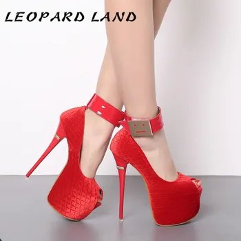 

LEOPARD LAND 2020 Summer Women's Shoes Sexy Nightclub Fine High-heeled Waterproof Platform Fish Mouth Women's Singles Shoes CWF