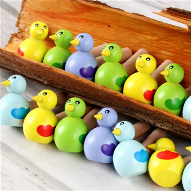 Baby Kids Wooden Toy Mini Whistle Bird Developmental Toy Musical Toys Colorful Lovely Instrument Toys Musical Gift 2