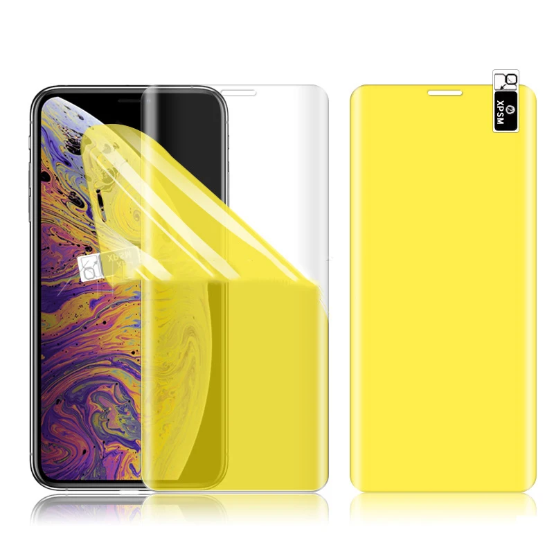 

EXUNTON 3PCS For Apple iPhone X/XS/XS MAX/XR 3D Full Coverage Ultra-thin Super Clear Soft TPU Screen Protector Protective Film