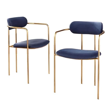 

Nordic Back Home Light Luxury Dining Chair Modern Simple Desk Chair Cyber Cafe Dining Chair Computer Chair