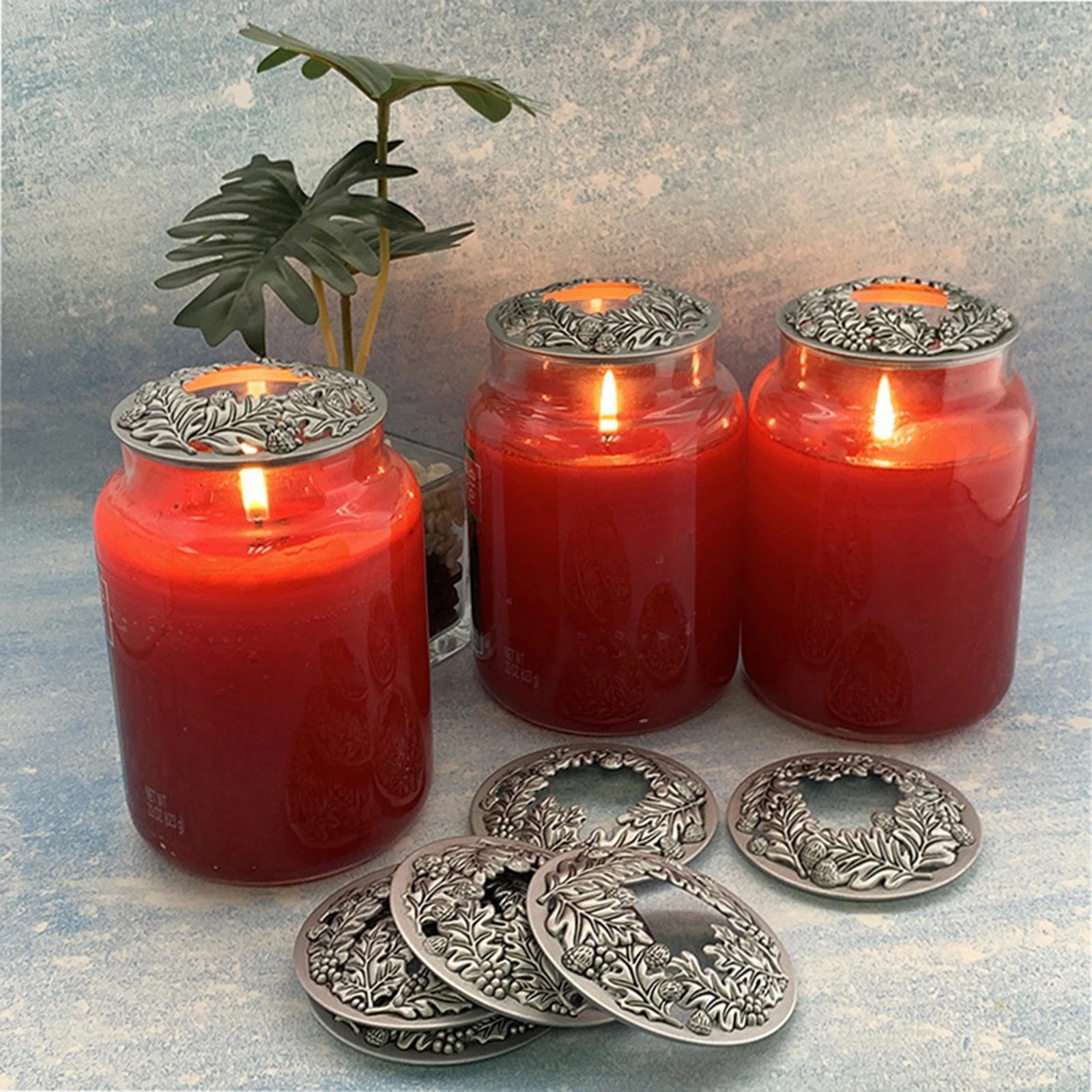 Candles Topper Candle Sleeves Burn Evenly Accessories Home Decor Style 4