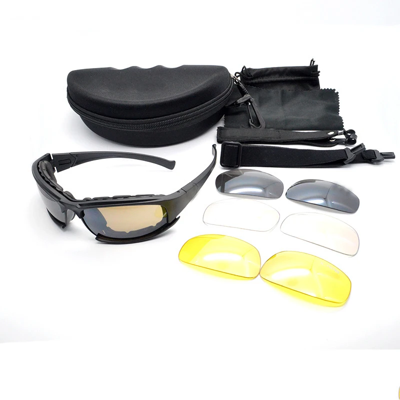 Поляризованные тактические очки военные для пеших прогулок и стрельбы