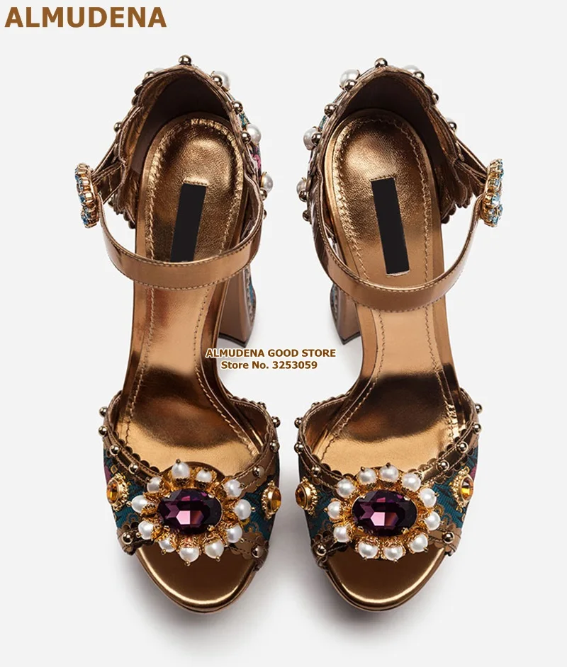 DG粗跟水台钉珠凉鞋 (10)