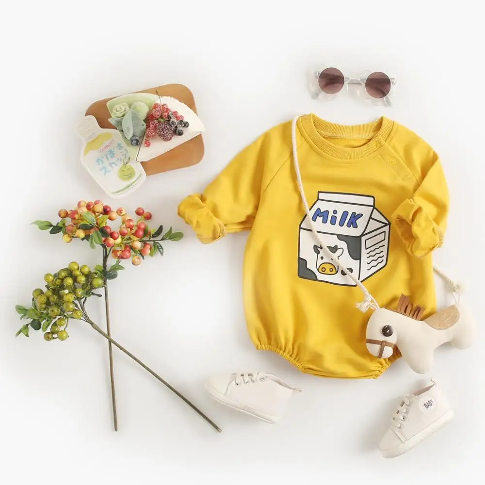Baby Bodysuit Cotton Romper Sanlutoz Casual Long Sleeve Baby Boys Girls Bodysuits Autumn