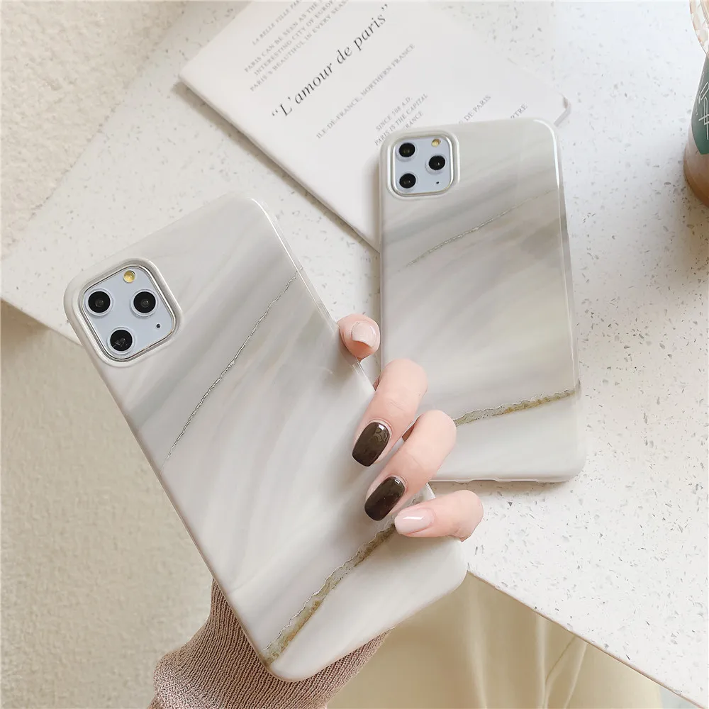 Luxury Marble Phone Case For iPhone 11 Pro Max 8 7 6 6S Plus Cover Soft Silicone Super Slim for X XS MAX XR |