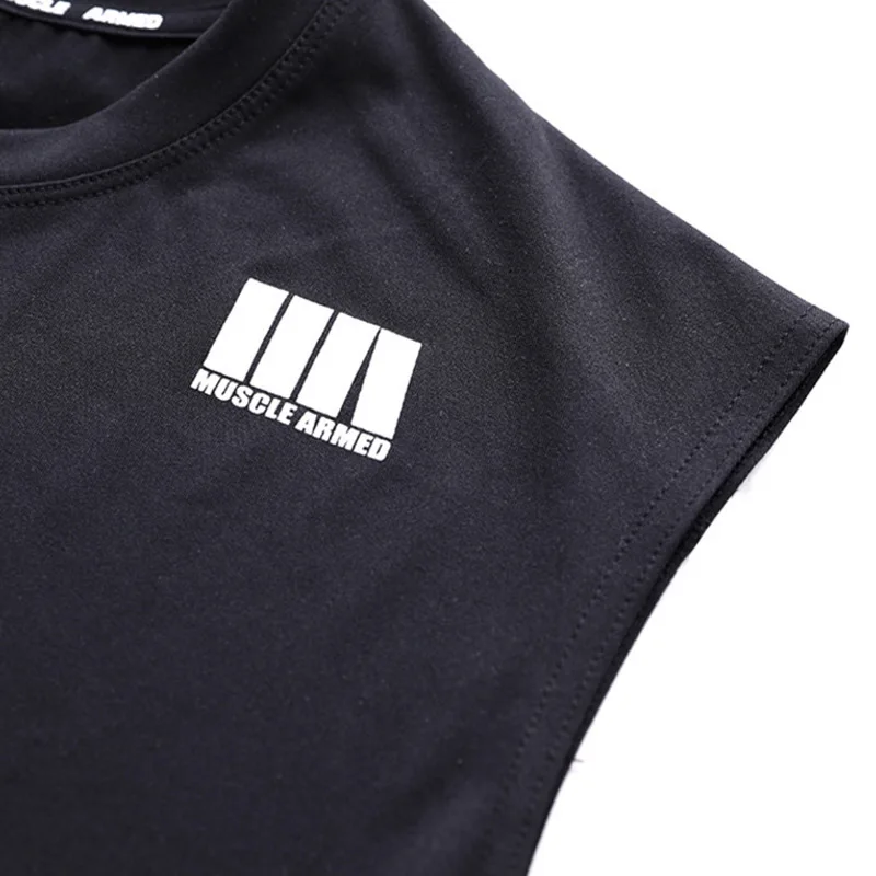 Новые летние тренажерные залы для фитнеса бодибилдинга майки Модные мужские