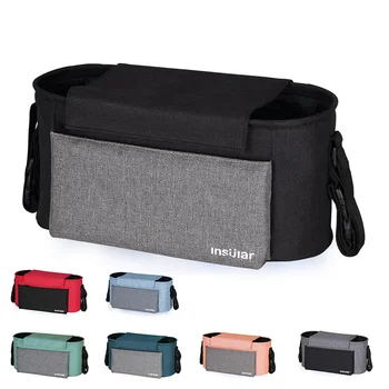 

Diaper Bag Waterproof Cotton and Linen Baby Stroller Bag Multi-function One-shoulder Mummy Bag Mother and Baby out Stroller Bag