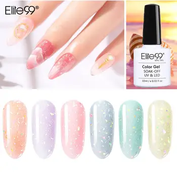 

Elite99 10ml Crystal Shell Gel Nail Polish Soak Off Shimmer Glitter Gel Polish Vernis Semi Permanent Hybrid Varnish For Nail Art