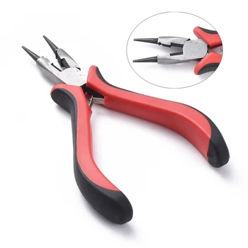 

1pc Black Jewelry Wire Cutter Round Nose Pliers Carbon Steel Polishing for Jewelry Making DIY Tool Equipment