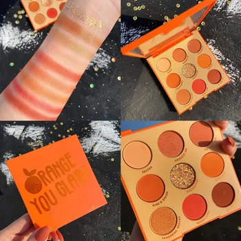 

9 Colors Eyeshadow Palette Makeup Eyeshadow Pallete Pigmented Eye Shadow Palette Make Up Palette Waterproof Glitter Eyeshadow