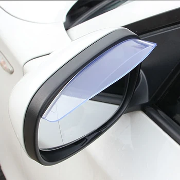 

2PCS Car Styling Rearview mirror rain eyebrow for Citroen C-Quatre C-Triomphe Picasso C1 C2 C3 C4 C4L C5 Elysee/DS-series