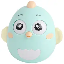 Детский массажер, прорезыватель, раннее образование, развитие интеллекта, с погремушкой, мультфильм, Цыпленок, кукла, игрушки для детей, развивающие игрушки