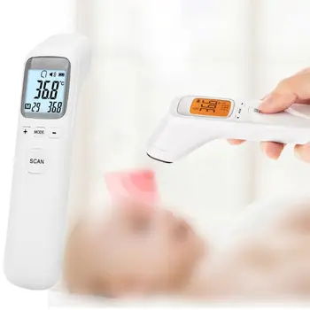 

100% brand new and high quality Features: Forehead Digital Infrared Thermometer measures the body temperature based on the i