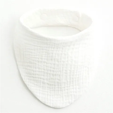 Cotton Solid Color Newborn Baby Bib Children Feeding Burp Cloths Kids Accessories