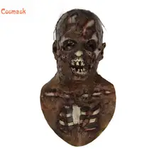 Cosmask Хэллоуин цемент Зомби Маска Новинка ужас латексная маска