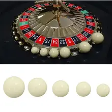 3 pièces de boule de Roulette russe de Casino, boule de résine de remplacement de jeu de Roulette 12/15/18/20/22mm