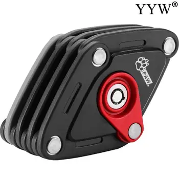 

Bike Lock Anti Theft Foldable Chain Locks With Key Alloy Steel Folding Safety Motorcycle Bicycle Mountain Bike Magic Cube Locks
